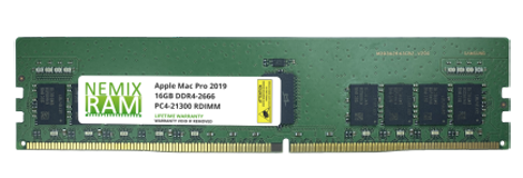 NEMIX RAM 32GB (2X16GB) DDR4 2666MHZ PC4-21300 2Rx8 1.2V 288-PIN ECC RDIMM Registered Server Memory KIT Compatible with Apple Mac Pro 2019 7,1 4 Немикс РАМ